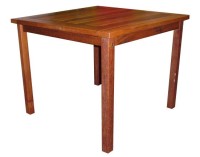 Small Square Timber Table - Dining Tables Brisbane - Outdoor Dining Tables Brisbane