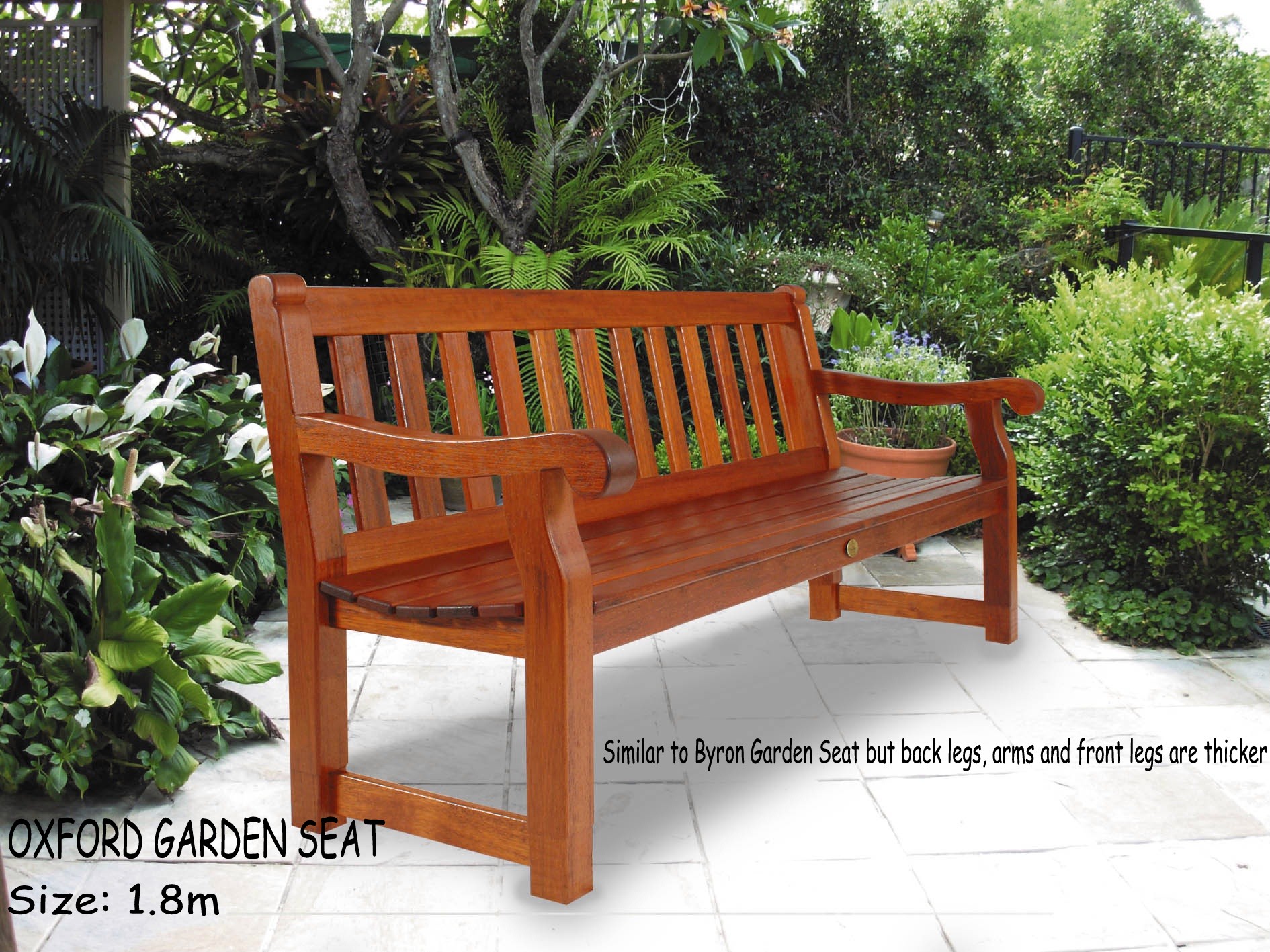 Garden Seat Oxford Australian Garden Furniture Co Agfc