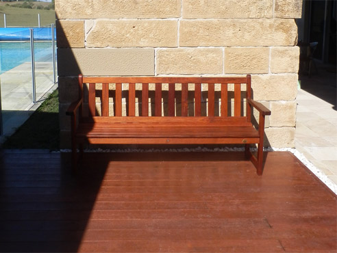 kwila timber outdoor bench seat