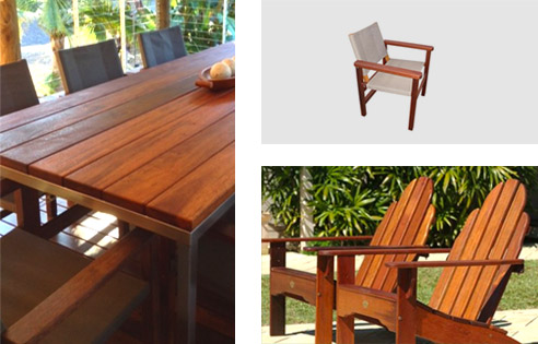 kwila timber outdoor table