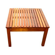timber outdoor coffee table made in Brisbane, QLD